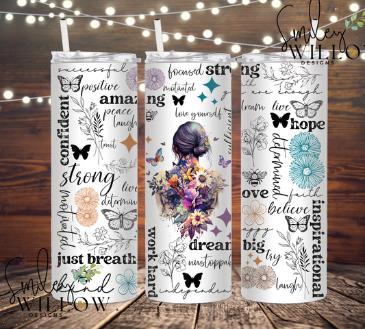 Affirmation Lady 20oz tumbler