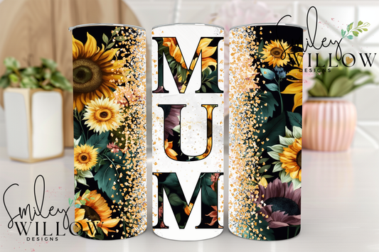 MUM Sunflower 20oz tumbler